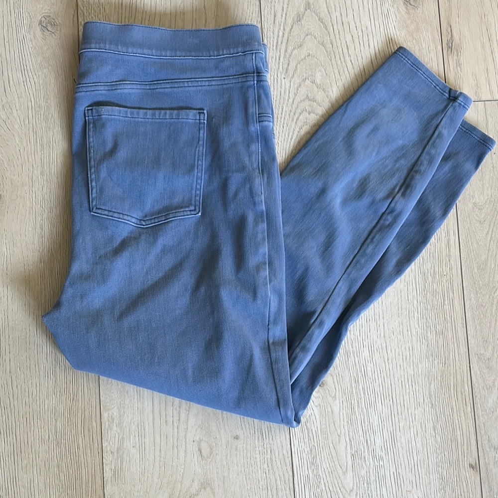 SPANX Women's Skinny Jeans in Soft Blue